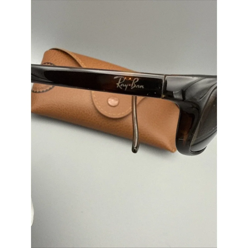 Ray-Ban RB4034 Predator 642/83 Polarized Wrap Sunglasses Havana Brown w/ Case